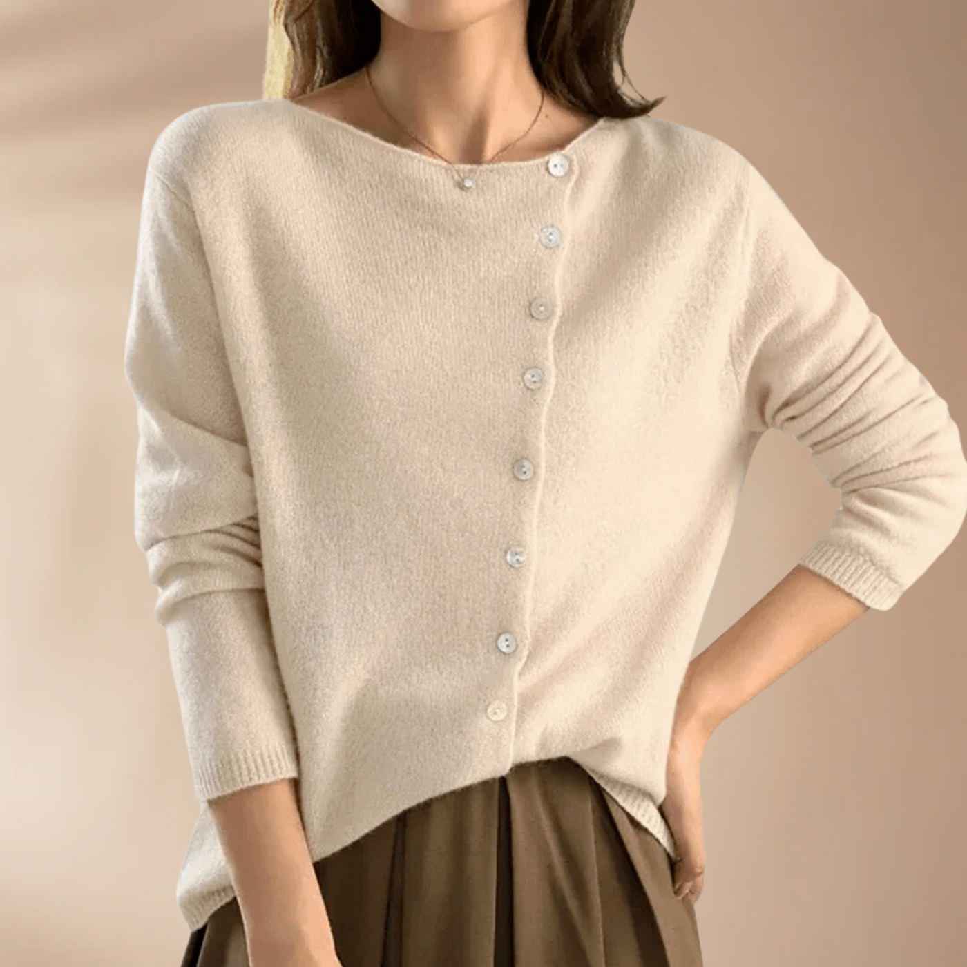 Jolyn - Elegant ull cardigan