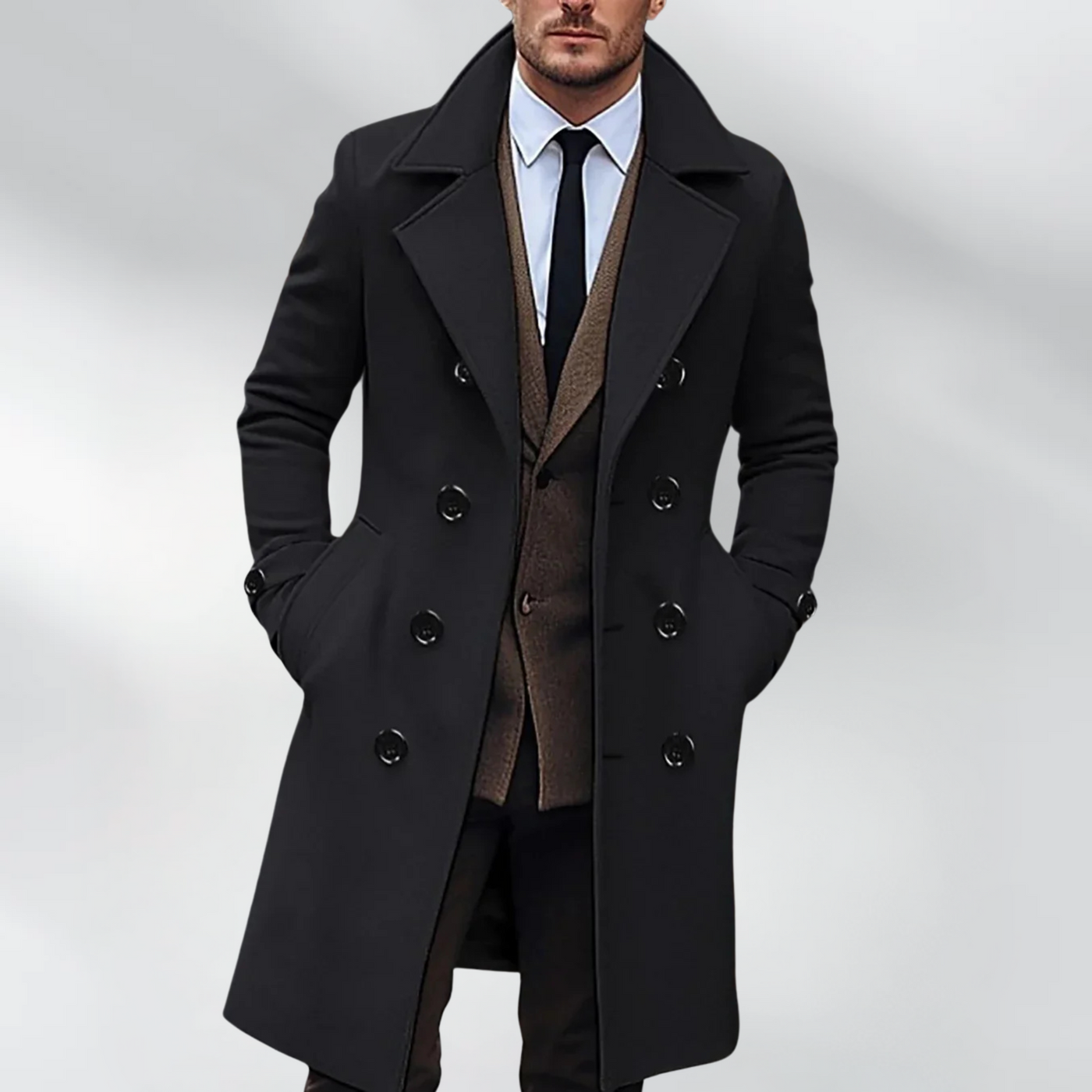 Jude™ | Chic trenchcoat for menn